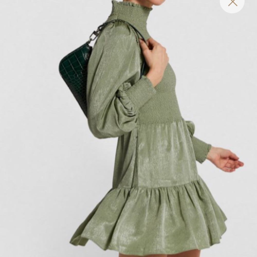 Alice And Olivia Smocked Dress